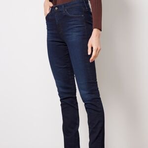 AG Mari High-Rise Slim Straight jeans